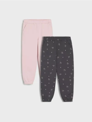 Sinsay - Spodnie jogger 2 pack - wielobarwny