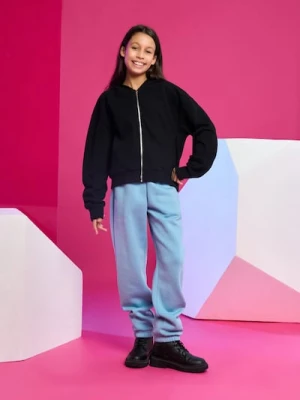 Sinsay - Spodnie jogger basic - niebieski