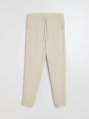 Sinsay - Spodnie jogger - beżowy
