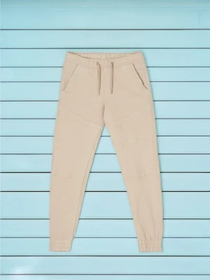 Sinsay - Spodnie jogger - beżowy