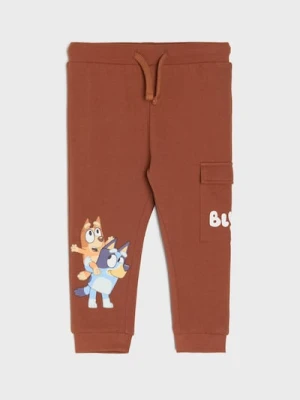 Sinsay - Spodnie jogger Bluey - brązowy