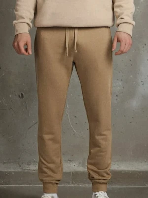 Sinsay - Spodnie jogger - brązowy