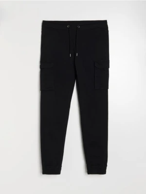 Sinsay - Spodnie jogger - czarny