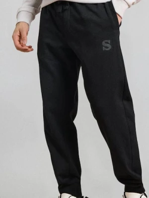 Sinsay - Spodnie jogger - czarny