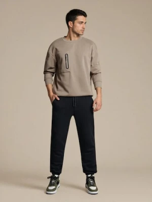 Sinsay - Spodnie jogger - czarny