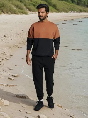 Sinsay - Spodnie jogger - czarny