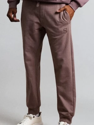 Sinsay - Spodnie jogger - fioletowy