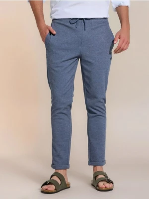 Sinsay - Spodnie jogger - granatowy