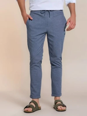 Sinsay - Spodnie jogger - granatowy