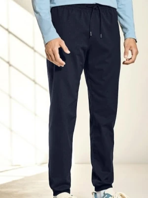 Sinsay - Spodnie jogger - granatowy