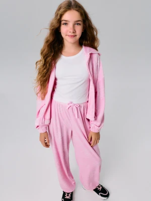 Sinsay - Spodnie jogger Hello Kitty - różowy