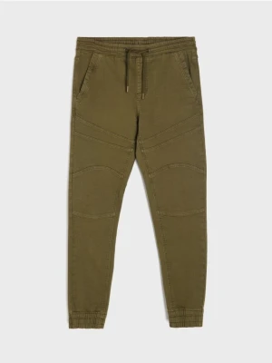 Sinsay - Spodnie jogger - khaki