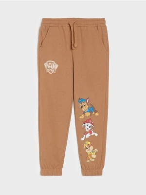 Sinsay - Spodnie jogger Paw Patrol - brązowy