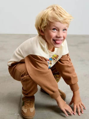 Sinsay - Spodnie jogger PAW Patrol - brązowy