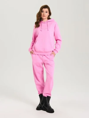 Sinsay - Spodnie jogger - różowy
