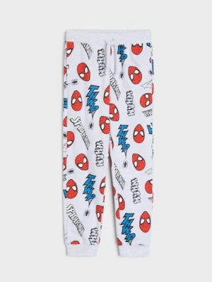 Sinsay - Spodnie jogger Spider-Man - szary