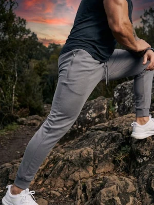 Sinsay - Spodnie jogger sportowe - szary