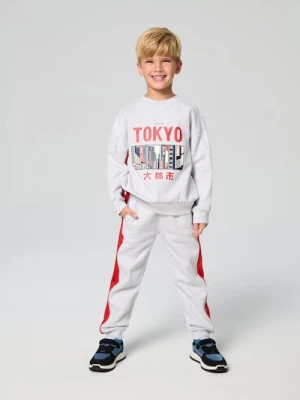 Sinsay - Spodnie jogger - szary