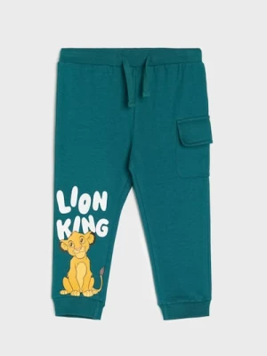 Sinsay - Spodnie jogger The Lion King - zielony