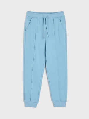 Sinsay - Spodnie jogger z bawełną - mid blue