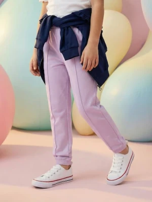 Sinsay - Spodnie jogger z dzianiny terry - fioletowy