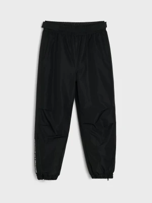 Sinsay - Spodnie jogger z napisem - czarny
