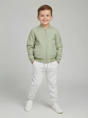 Sinsay - Spodnie jogger z przeszyciami - szary