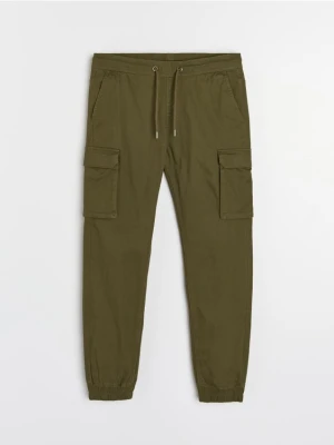 Sinsay - Spodnie jogger - zielony