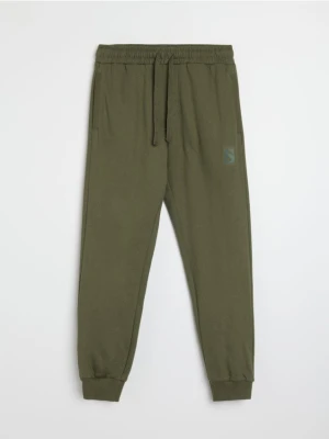 Sinsay - Spodnie jogger - zielony