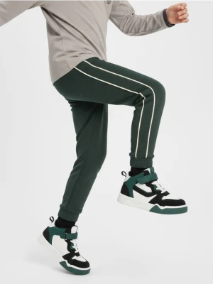 Sinsay - Spodnie jogger - zielony