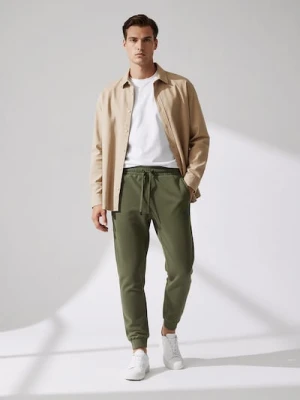 Sinsay - Spodnie jogger - zielony