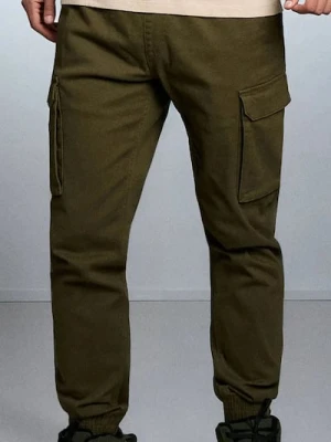 Sinsay - Spodnie jogger - zielony