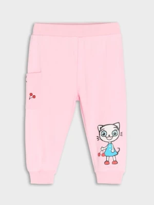 Sinsay - Spodnie Kicia Kocia - różowy