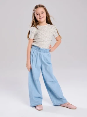 Sinsay - Spodnie light denim - niebieski