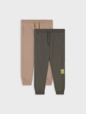 Sinsay - Spodnie loose 2 pack - szary