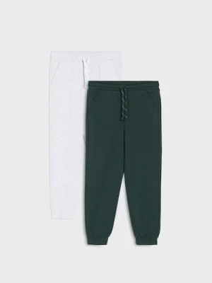 Sinsay - Spodnie loose 2 pack - szary