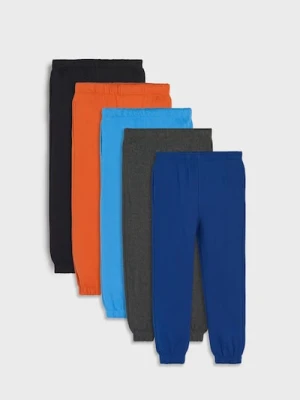 Sinsay - Spodnie loose 5 pack - pomarańczowy