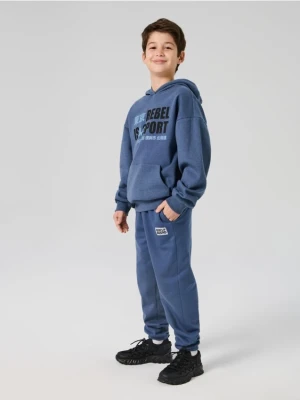 Sinsay - Spodnie loose - mid blue