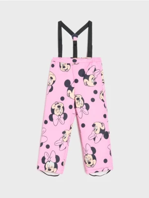 Sinsay - Spodnie na szelkach Minnie Mouse - różowy