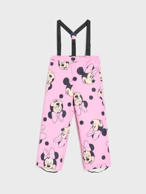 Sinsay - Spodnie na szelkach Minnie Mouse - różowy