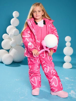 Sinsay - Spodnie na szelkach - różowy