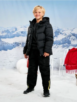 Sinsay - Spodnie ocieplane - czarny