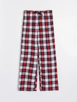 Sinsay - Spodnie od piżamy w kratę - wielobarwny