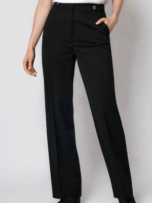 Sinsay - Spodnie palazzo - czarny