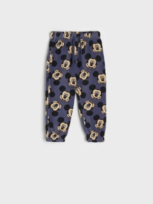 Sinsay - Spodnie polarowe Myszka Miki - granatowy