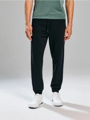 Sinsay - Spodnie regular fit - czarny