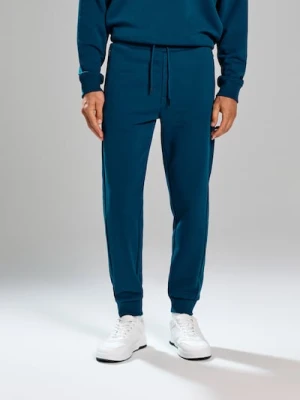 Sinsay - Spodnie regular fit - zielony