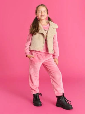 Sinsay - Spodnie - różowy