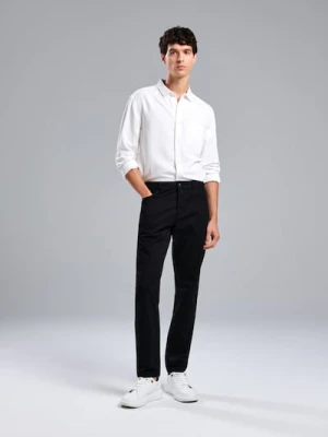 Sinsay - Spodnie slim - czarny