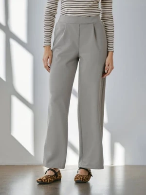 Sinsay - Spodnie soft touch - niebieski